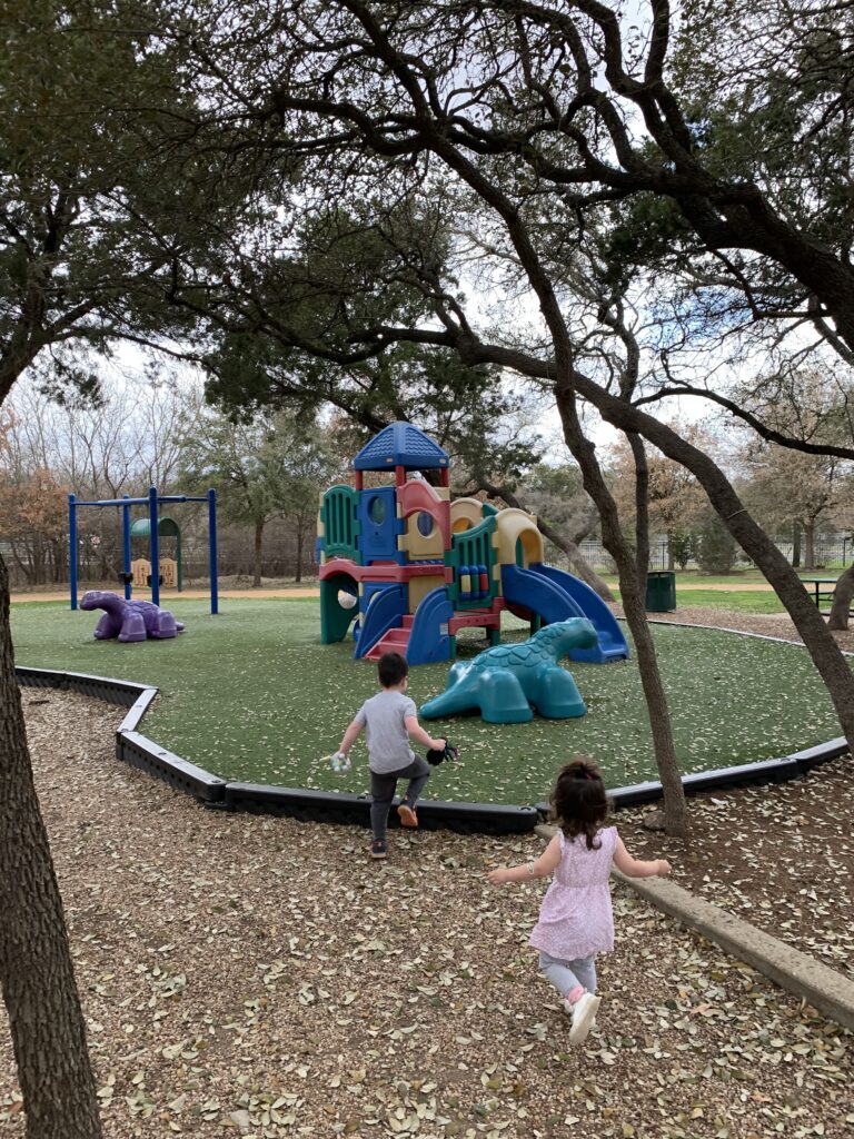 Robinson Park's old toddler playscape