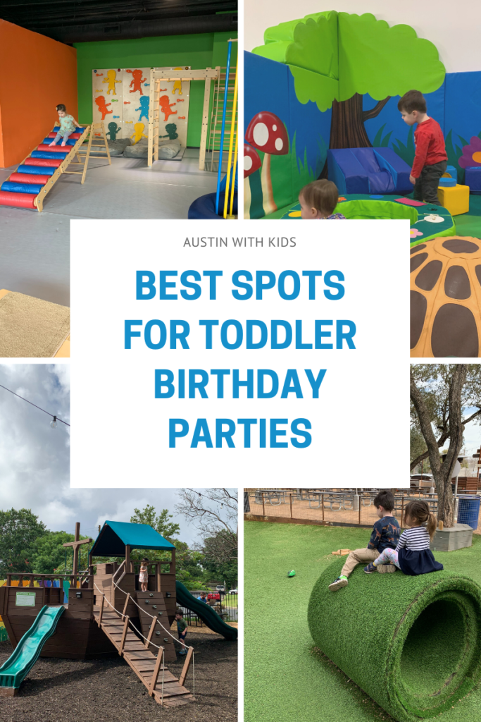 Best spots for toddler birthday parties