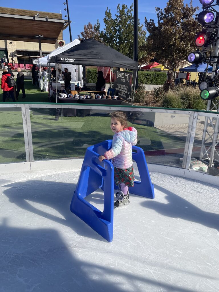 Ice Skating at Hill country galleria
