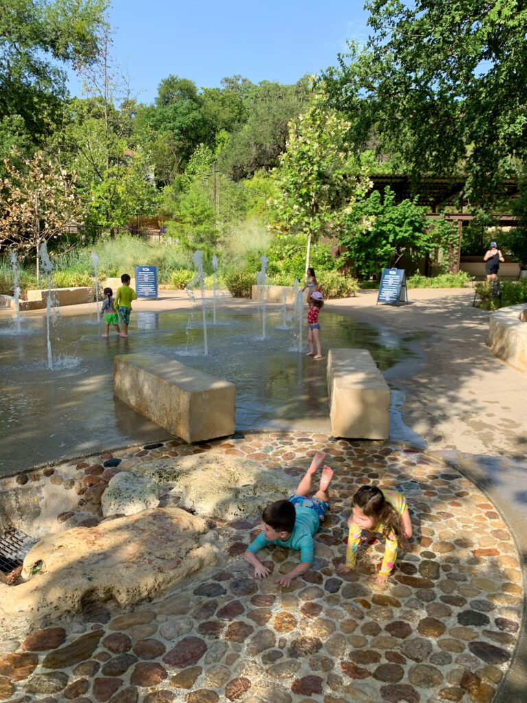 Pease Park splash pad