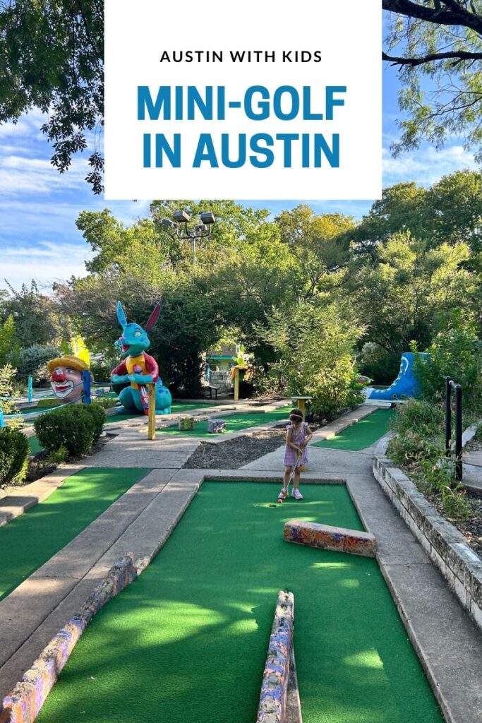 where to go mini-golfing in the austin area - picture of peter pan mini golf