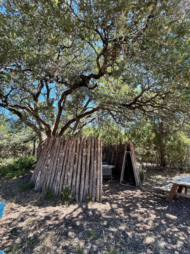 Color Keep fort from Fortlandia, now at Bee Cave Sculpture Park